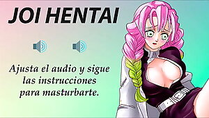 JOI hentai con Mitsuri. Super Gangbang. En espaol.